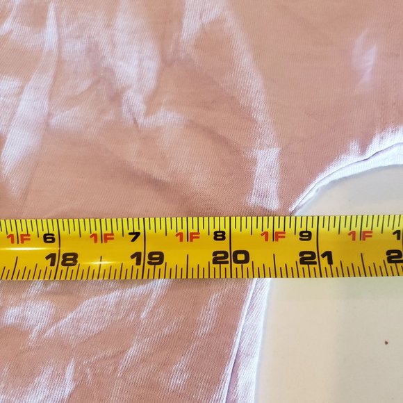 AERO Girlfriend tee size XS tie front lavender New - Picture 7 of 7